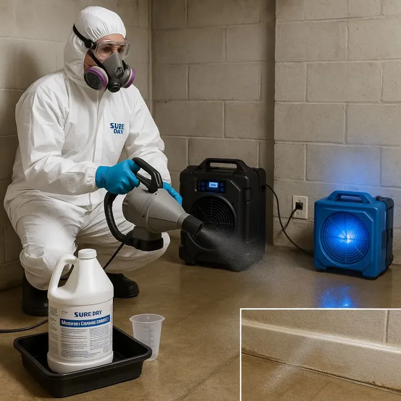 Sanitization and Odor Removal process in Moody, TX