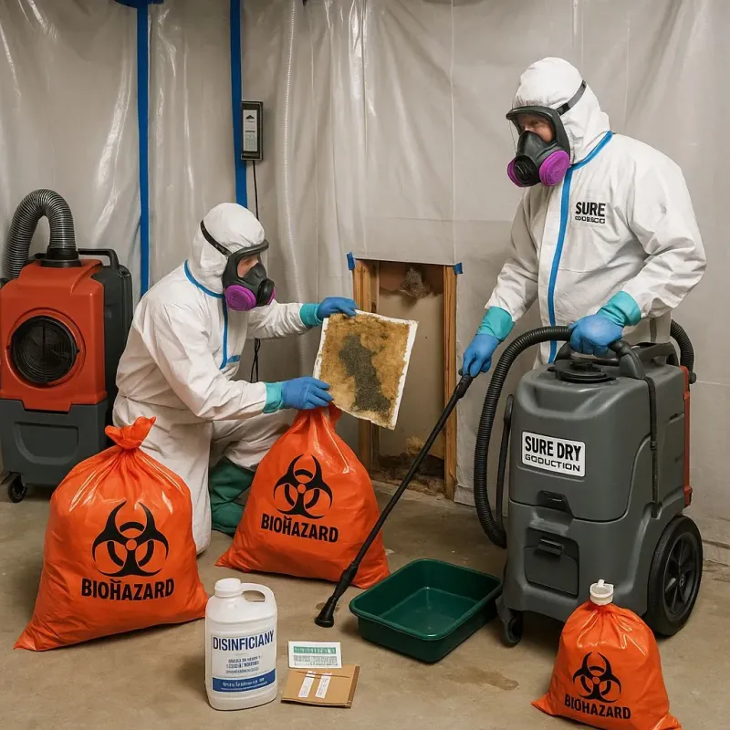 Contaminated Water Handling Protocols process in Moody, TX