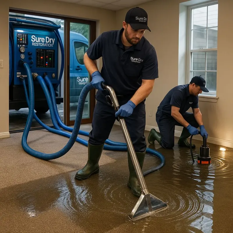 Water Extraction and Removal process in Moody, TX